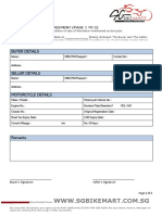 Buyer Details: Motorcycle Sales Agreement (Page 1 To 2)