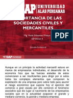 Semana IV - Importancia de Las Sociedades Civiles y Mercantiles