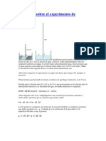 Evidencia Sobre El Experimento de Torricelli