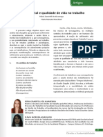 NR 07 - Saúde Mental e Qualidade de Vida No Trabalho