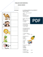 Penilaian Akhir Semester 2 Bahasa Inggris