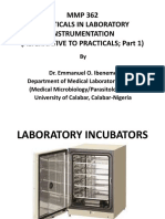 MMP 362 (Part 1) - PRACTICALS IN LABORATORY INSTRUMENTATION