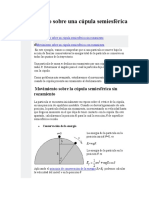 Movimiento Sobre Una Cúpula Semiesférica