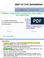 Department of Civil Engineering: Highway Engineering I (Ceng 3102)