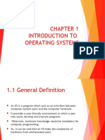 Module 1 - Intro To OS-1