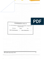 Experiment No. 01: To Verify Kirchhoff's Current Law and Kirchhoff's Voltage Law For