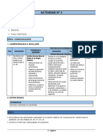 1° Grado - Actividad Del Dia 06 de Julio