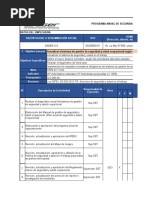 Programa Anual de Seguridad y Salud en El Trabajo - 2019