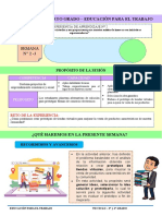 II EXPERIENCIA DE APRENDIZAJE - ACT 2 - 3° y 4° GRADO - SEM 2 y 3