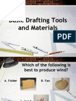 Basic Drafting Tools and Materials