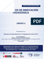 Proyecto de Innovación Pedagógica