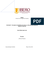 Actividad 3 - Conceptos de Identificación Teórica y Valoración de La Labor Del Ingeniero Industrial