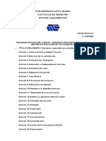 Esquematización Del Código Orgánico Procesal Penal