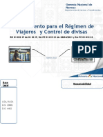 Presentación - Régimen de Viajeros y Control de Divisas