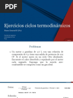 Ejercicios de Ciclos Termodinámicos