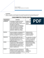 Conocimientos Tecnologicos