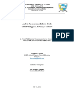 1st Paper Requirement-Analysis Paper - Philippines A Damaged Culture