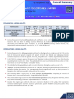 Jubilant Foodworks Limited: Financial Highlights