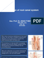 Obturation of Root Canal System: Ass. Prof. Dr. Anas F Mahdee