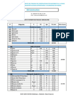 Devis Quantitatif Et Estimatif Gros Oeuvres