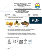 Soal Usp Biologi 2022