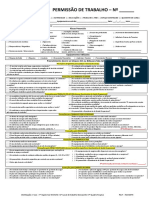 Formulário de Permissão de Trabalho - FERROVIAS-1