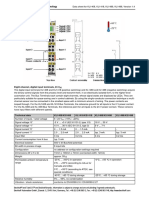 Eight-Channel, Digital Input Terminals, 24 V