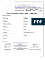 9 Ano Portugues Exercicios Revisao 1 Regencia Verbal Nominal Crase