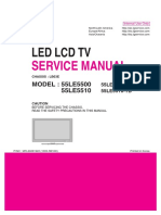 Led LCD TV: Service Manual