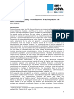 Stolkiner Salud Mental Avances y Contradicciones de Su Integración A La Salud Comunitaria