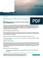 MARPOL Annex VI - SEEMP Part III and Carbon Intensity Indicator (CII)