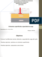 Capacidad de Carga en Cimientos Superficiales