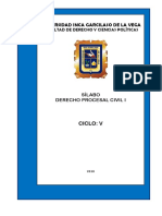 Derecho Procesal Civil I