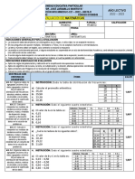 Evaluacion-Matemáticas-Decimo Egb - Ernesto-2022