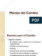 Manejo Del Cambio