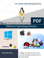 Introduction To Linux Operating System: Nabajyoti Goswami