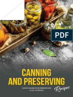 Canning and Preserving Recipes