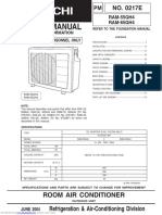 Service Manual: Room Air Conditioner