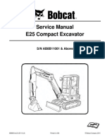 Service Manual E25 Compact Excavator: S/N AB8B11001 & Above