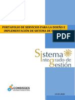 Portafolio de Servicios CONSIGES