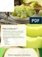 Honeydew Presentation: By: Hamza Alala