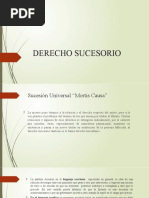 Derecho Sucesorio