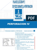 Plan de Leccion #2 PROBLEMAS DE POZO DURANTE LA PERFORACION