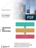 Aula 1 - Evolução Do Conceito de Qualidade