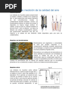 Métodos de Medición de La Calidad Del Aire