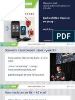 HiP19 Cracking Mifare Classic On The Cheap Workshop