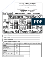 ?4°examen y Respuestas 3ertrimestre 2022 Material Educativo