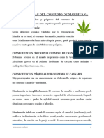 Consecuencias Del Consumo de Marihuana