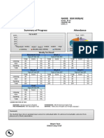 Academic: Progress Report