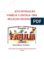 Projeto Familia Escola Santo Afonso-MT